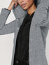 Damen Kapuzenmantel Jacket Plus Size Kapuzenmantel Reißverschluss-Hoodie